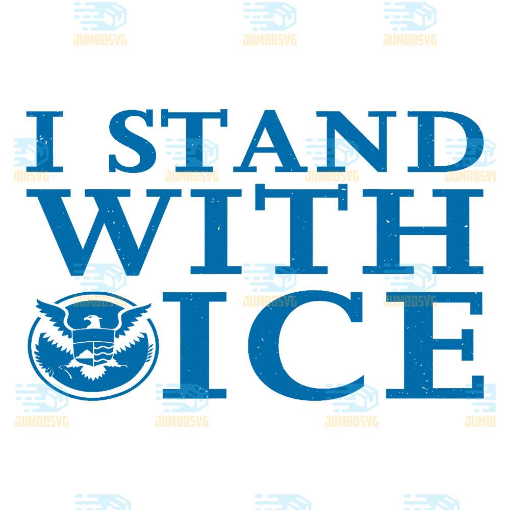 I-Stand-With-ICE-Svg