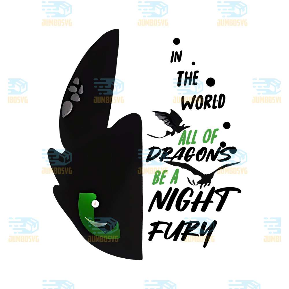 In-The-World-All-Of-Dragon-Be-A-Night-Fury-Png