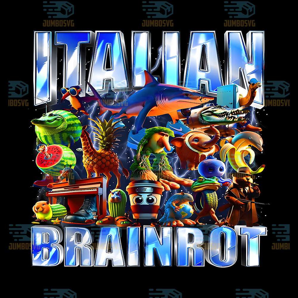 Italian-Brainrot-Bootleg-Retro-Meme-Shark-Tralalero-Tralala-Png
