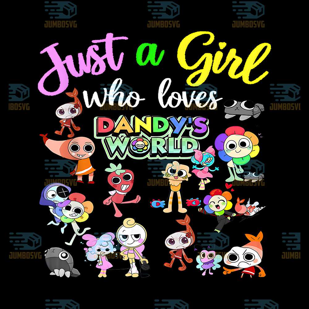 Just-A-Girl-Who-Loves-Dandy-s-World-Costume-For-Girl-Png