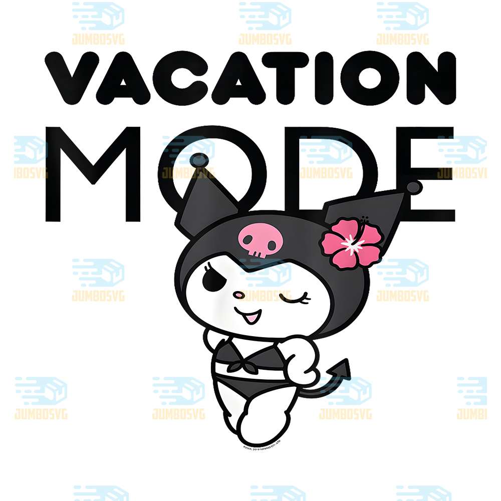 Kuromi-Vacation-Mode-Png