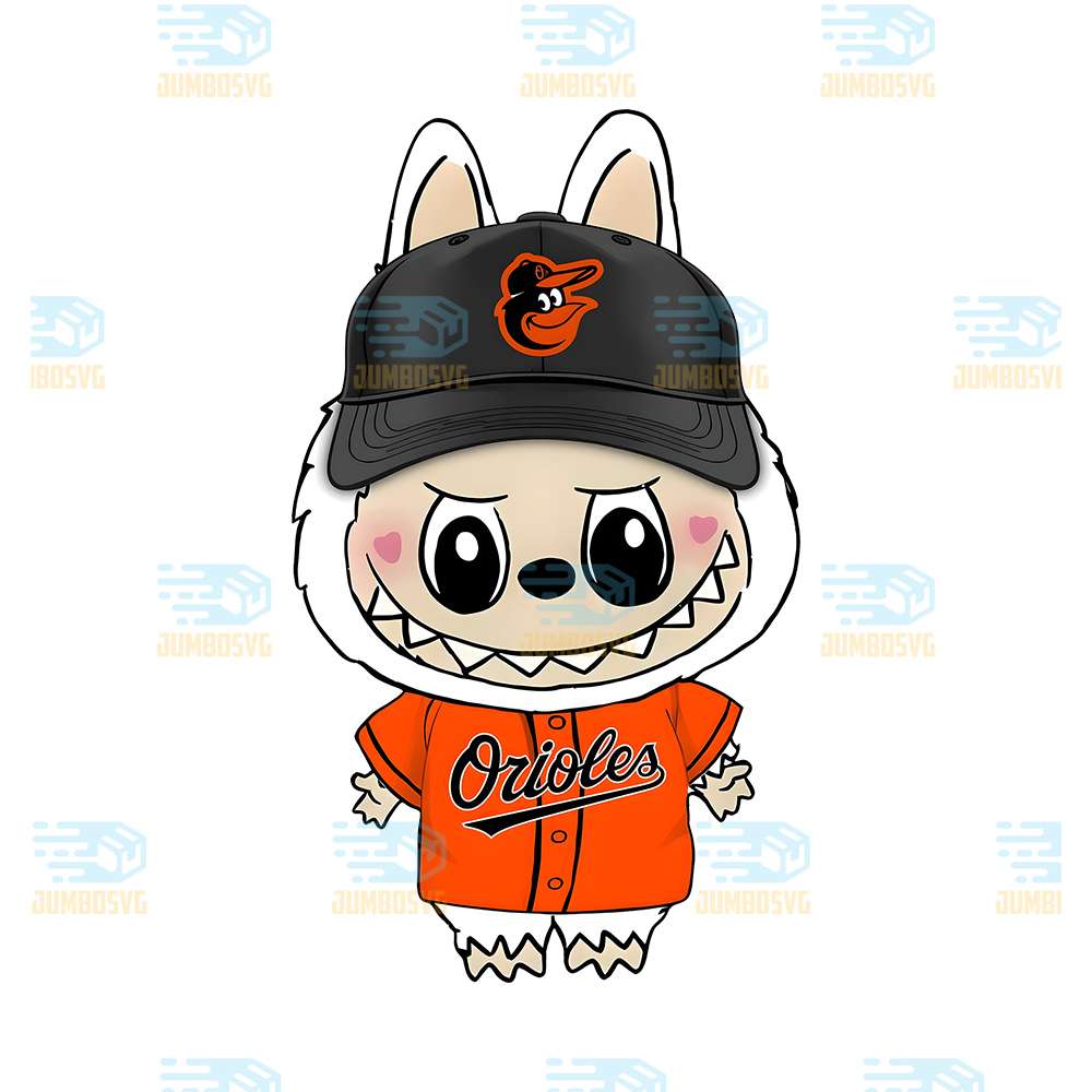 Labubu-Baltimore-Orioles-Baseball-Png