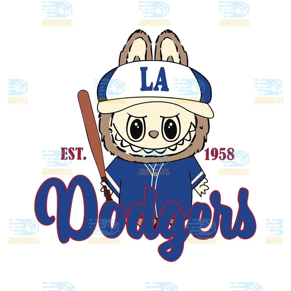 Labubu-Dodgers-Est-1958-Svg