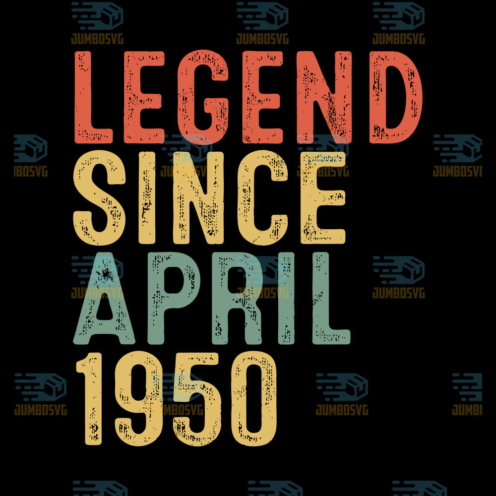 Legend-Since-April-1950-Svg