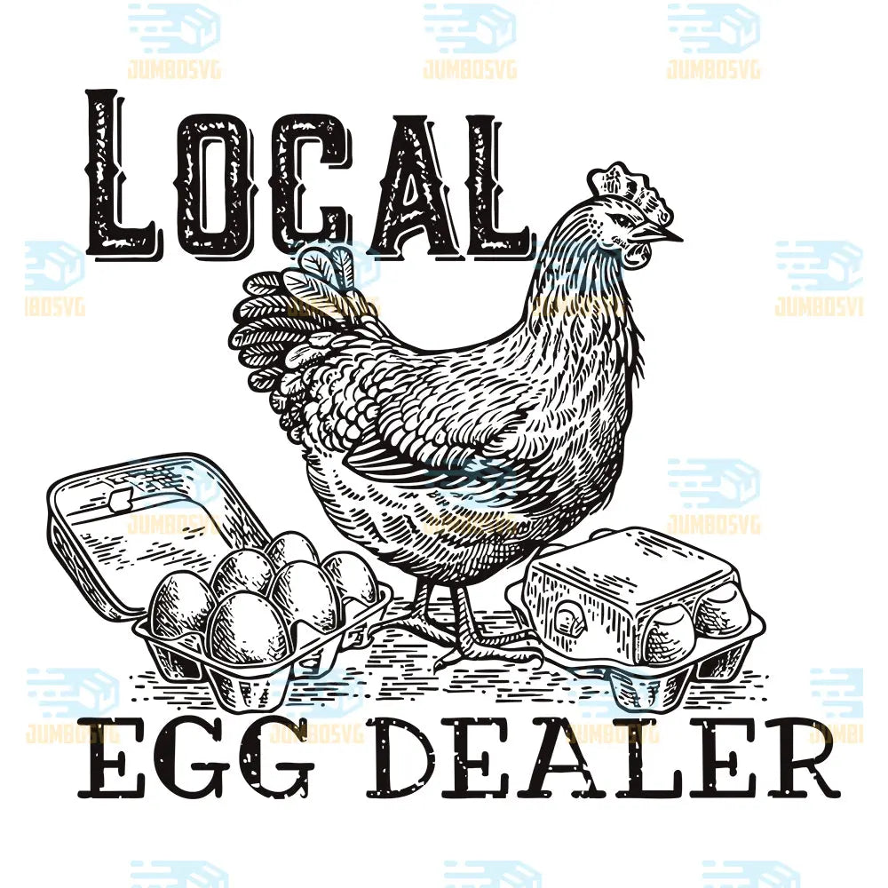 Local Egg Dealer Svg