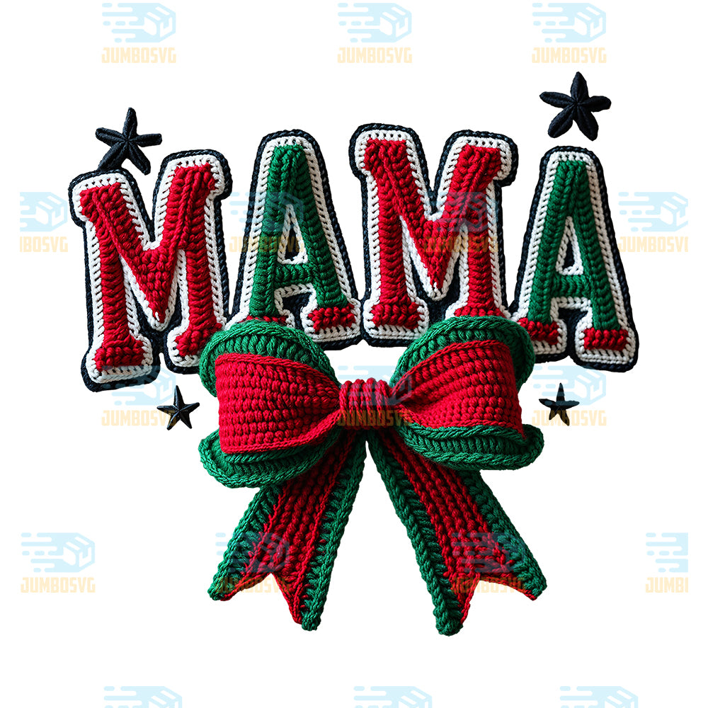 Mama-Coquette-Yarn-Crochet-Christmas-Png