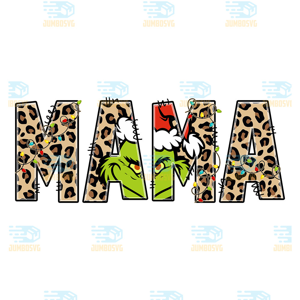 Mama-Grinch-Face-Christmas-Png