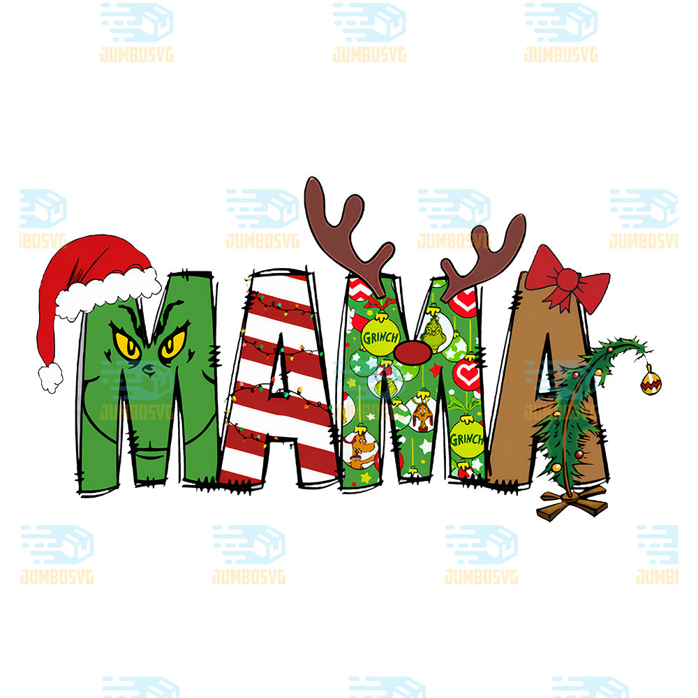Mama-Grinch-Xmas-Christmas-Png
