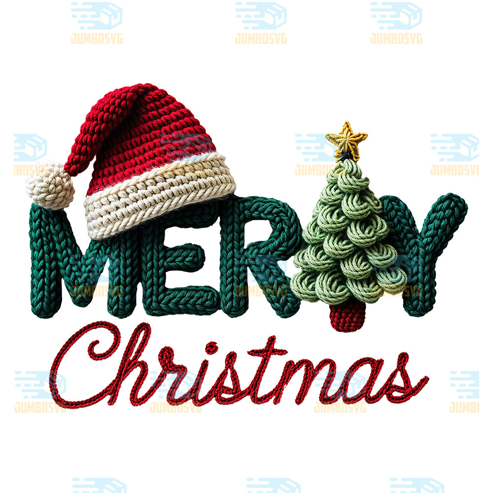 Merry-Christmas-Yarn-Crochet-Christmas-Png