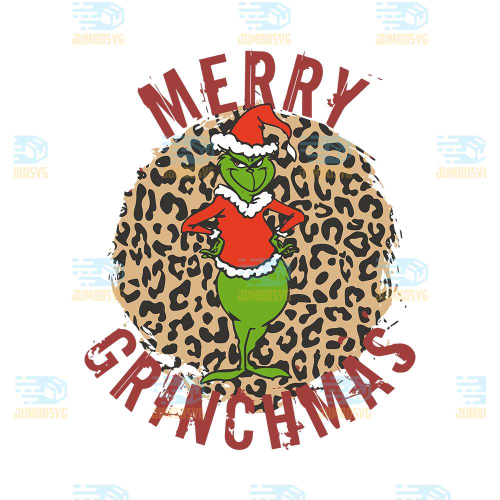 Merry-Grinchmas-Leopard-Png