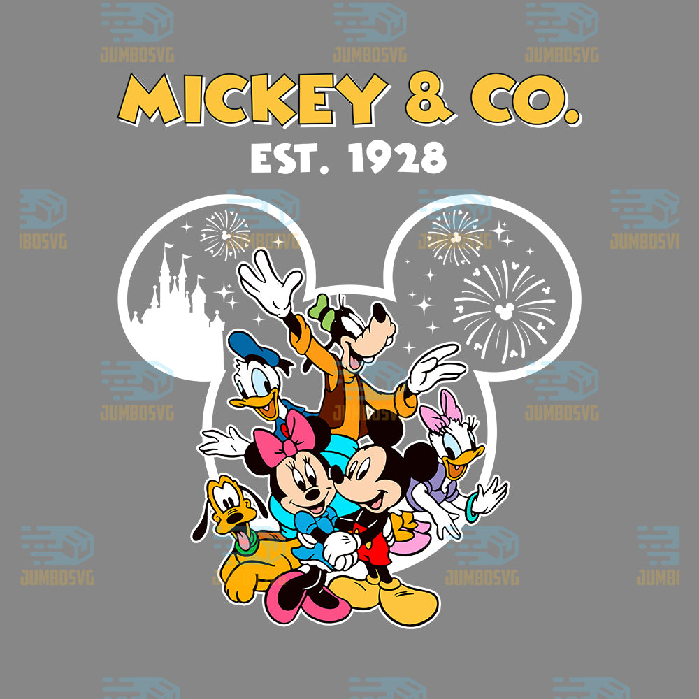 Mickey-And-Co-Est-1928-Characters-Png