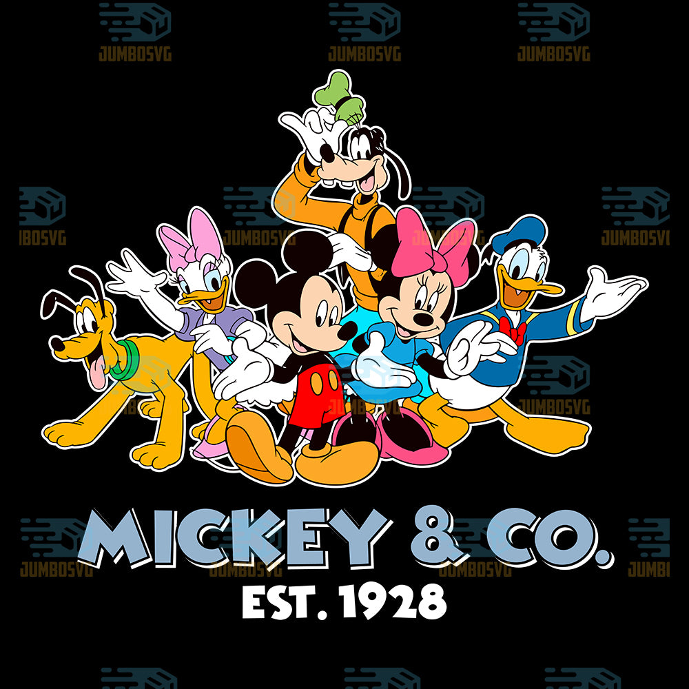 Mickey-And-Co-Est-1928-Friends-Png-1
