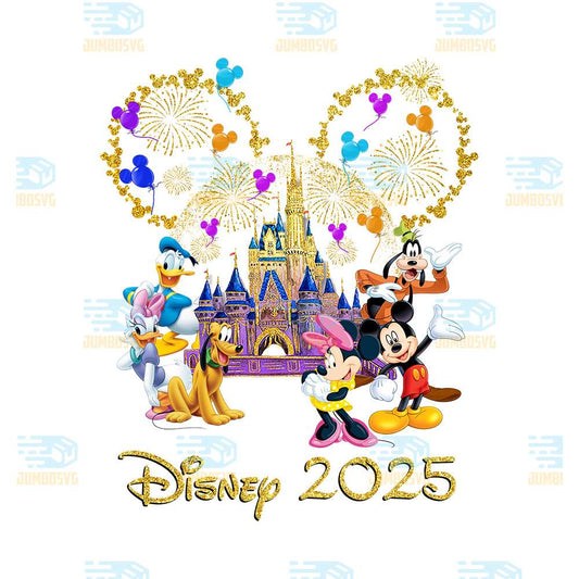 Mickey-And-Friends-Golden-Castle-Disney-2025-Png