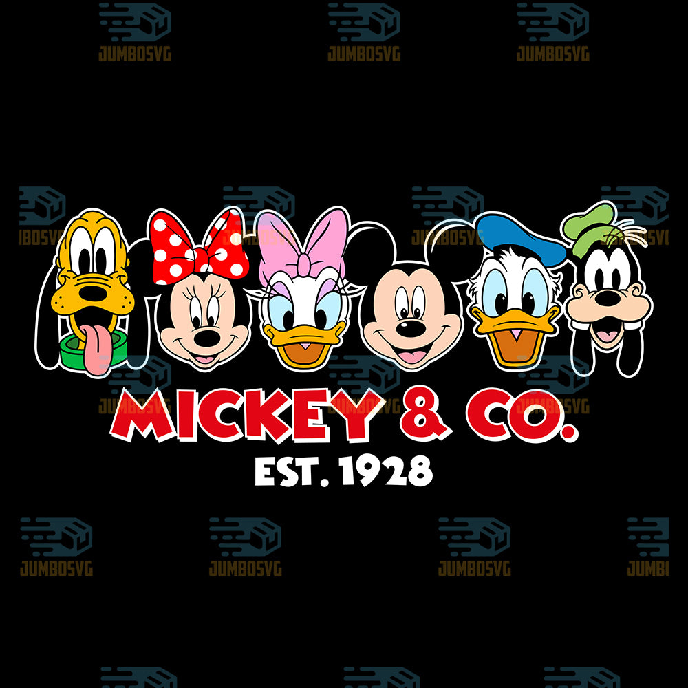 Mickey-And-Friends-Mickey-Co-Est-1928-Png