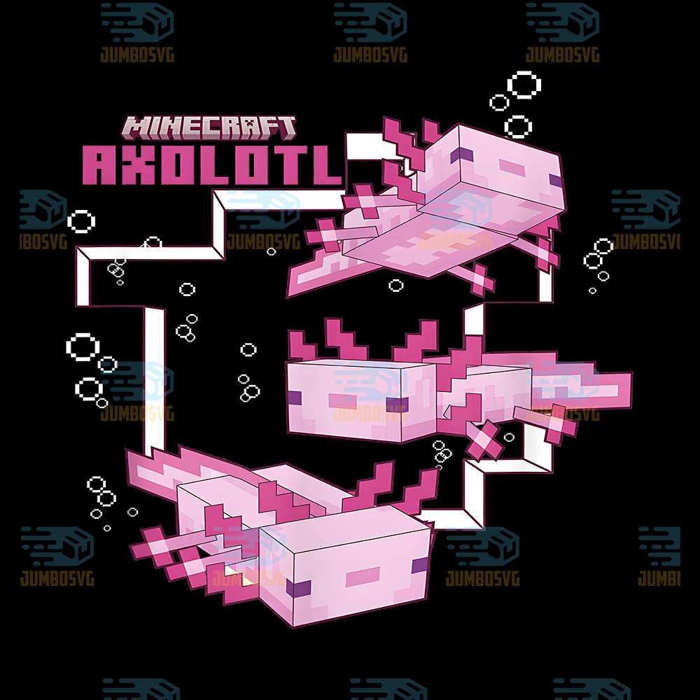 Minecraft-Pink-Axolotl-Pond-Png