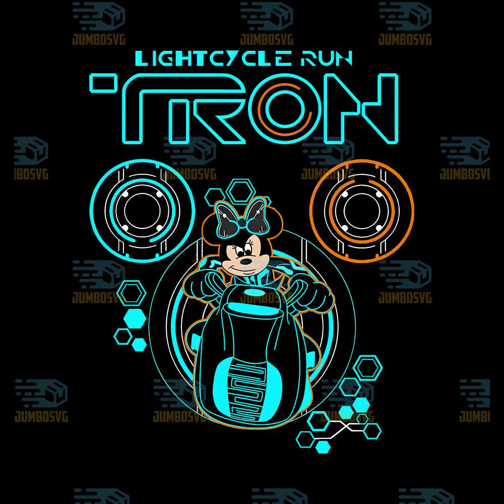 Minnie Tron Lightcycle Run Ride Png