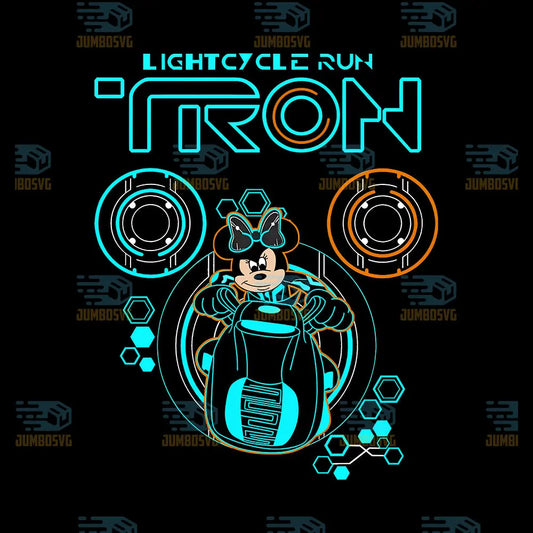 Minnie Tron Lightcycle Run Ride Png