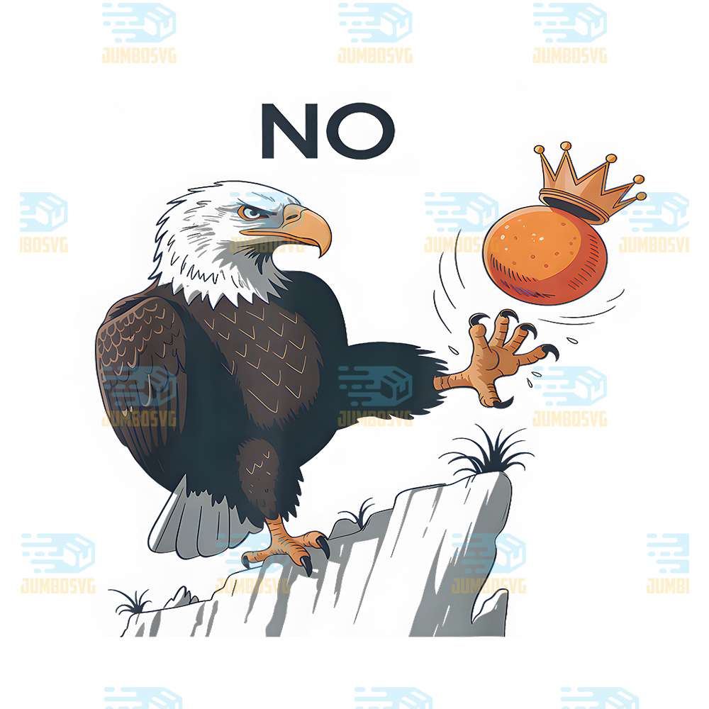 No-Kings-In-America-Eagle-Png