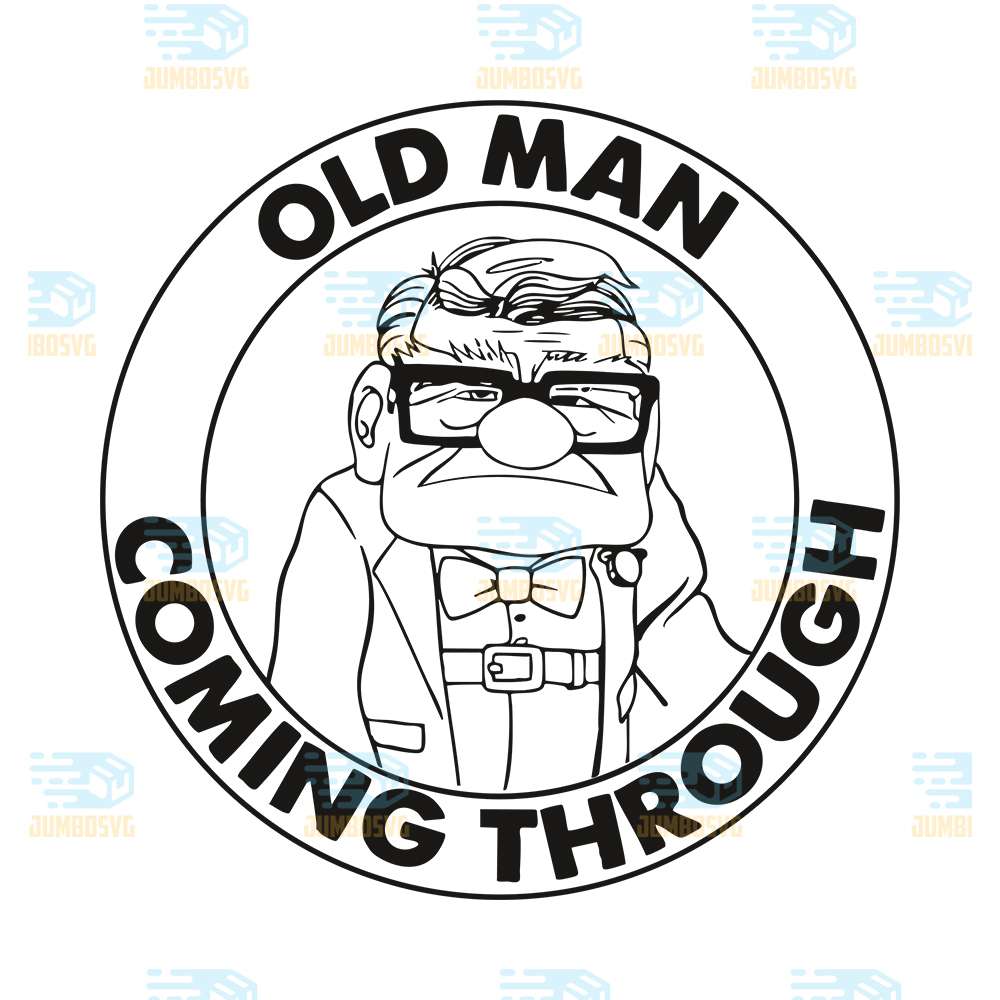 Old-Man-Coming-Through-Disney-Up-Svg