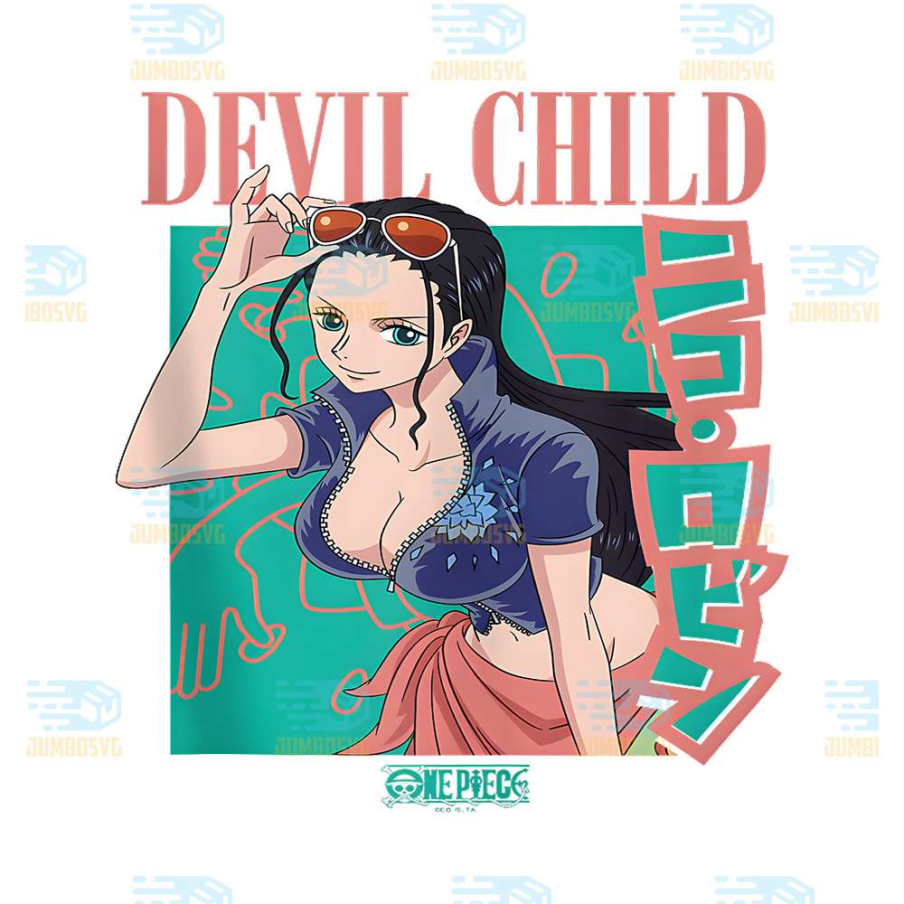 One-Piece-Anime-Retro-90-s-Devil-Child-Robin-Png
