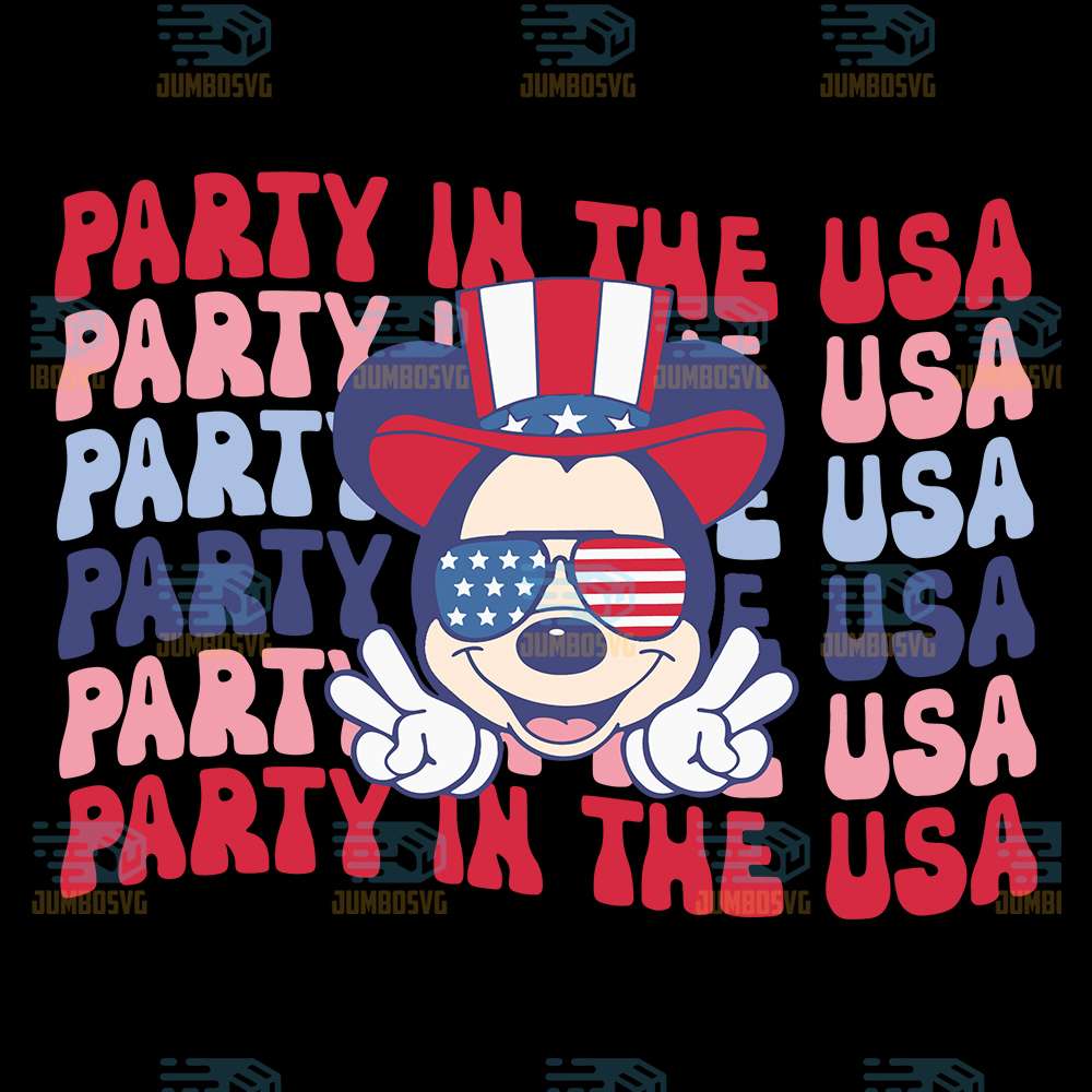 Party-In-The-Usa-Mickey-4th-Of-July-Svg