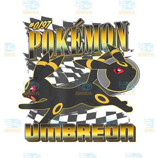 Pokemon-0197-Umbreon-Racing-Style-Png