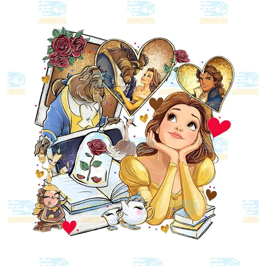 Princess Belle Beauty And The Beast Png