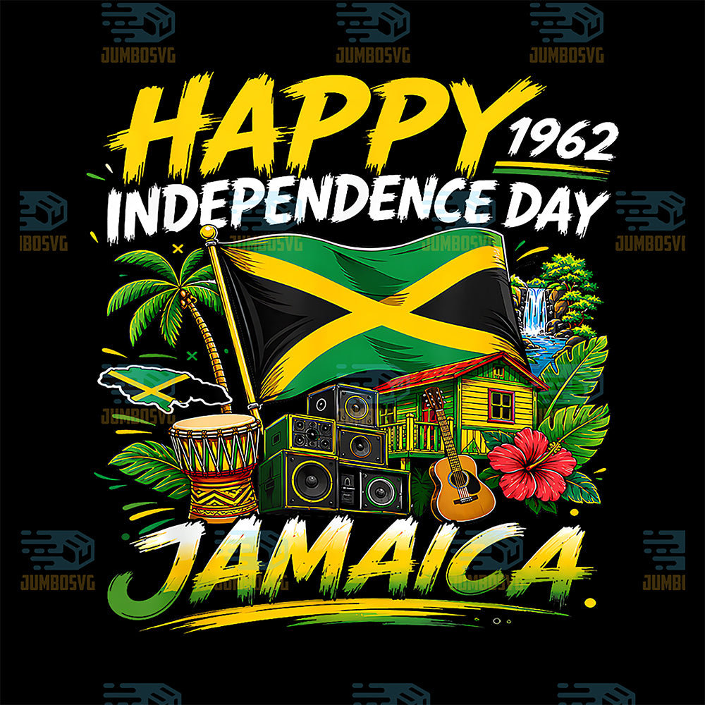 Proud-Jamaican-Happy-Independence-Day-Jamaica-1962-Svg