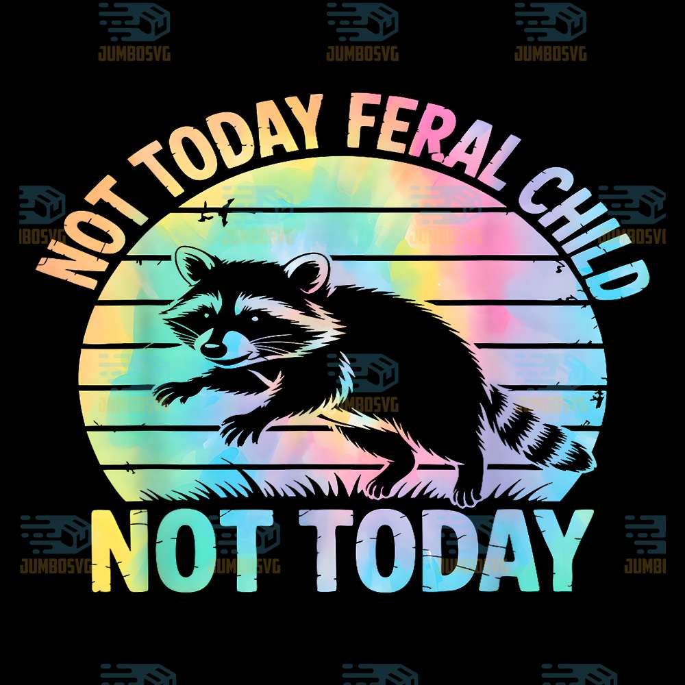 Raccoon-Not-Today-Feral-Child-Not-Today-Png