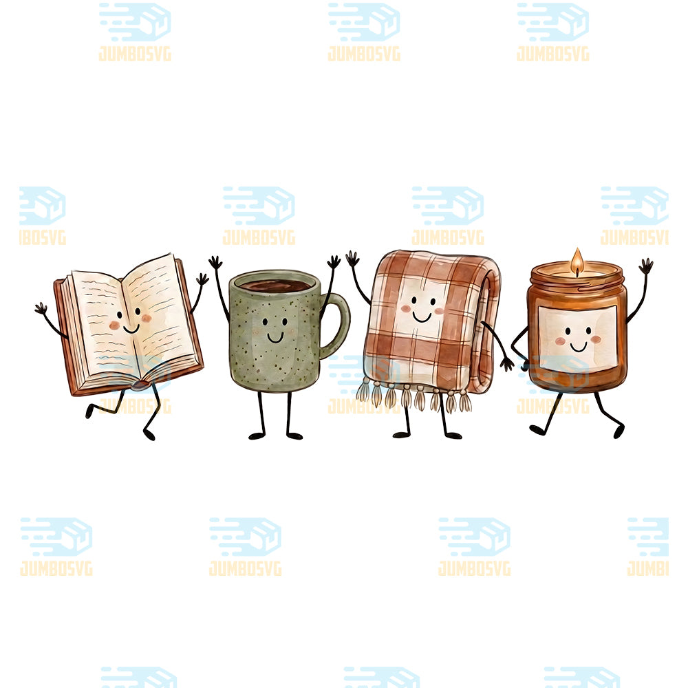 Reading-Doodle-Friends-Png