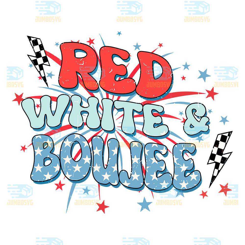 Red-White-Boujee-4th-Of-July-Png