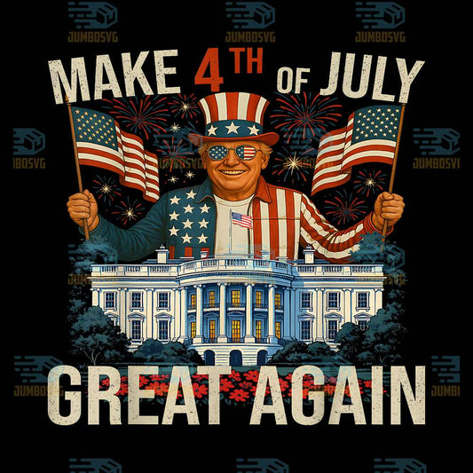 Retro-Make-4th-Of-July-Great-Again-President-Trump-Png