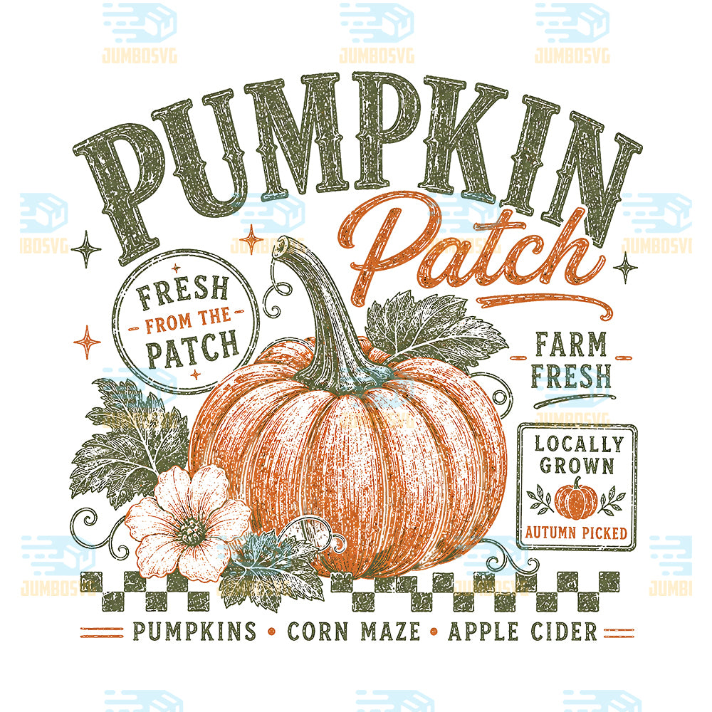 Retro-Pumpkin-Patch-Farm-Fresh-Autumn-Harvest-Png