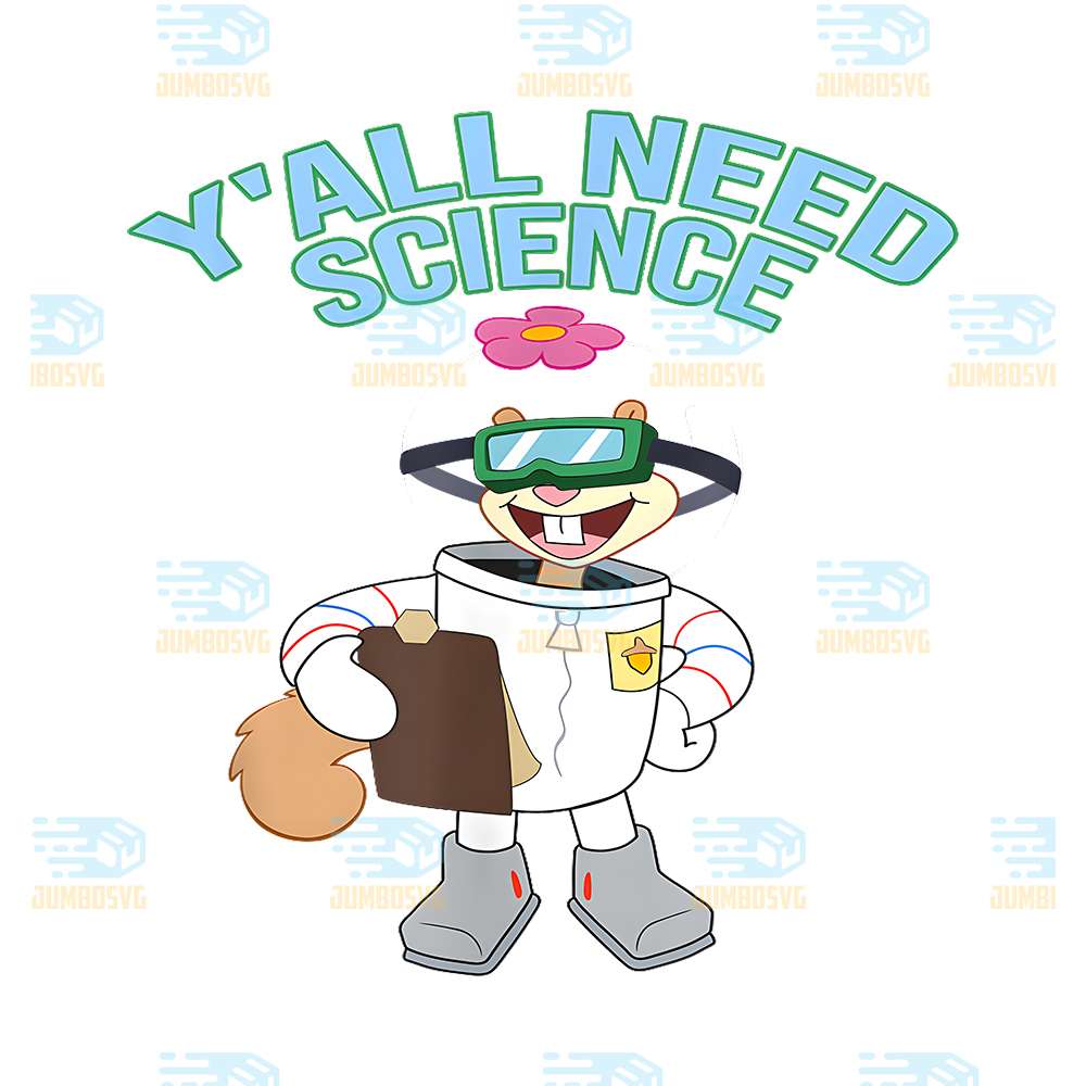 Sandy-Cheeks-Y-all-Need-Science-Png
