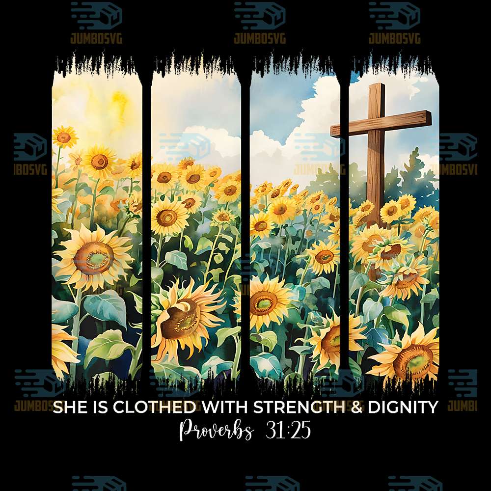She-Is-Clothed-With-Strength-And-Dignity-Proverbs-31-25-Christian-Png