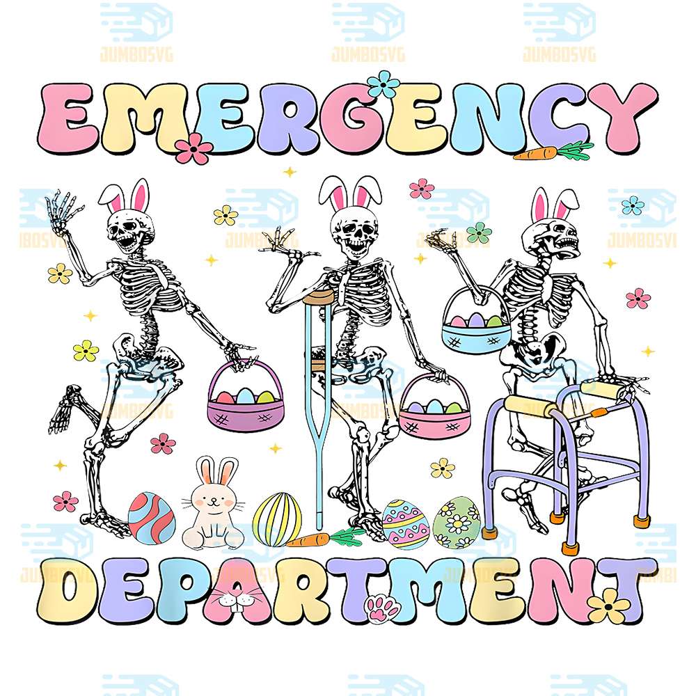 Skeleton-Dancing-Easter-Emergency-Department-Png