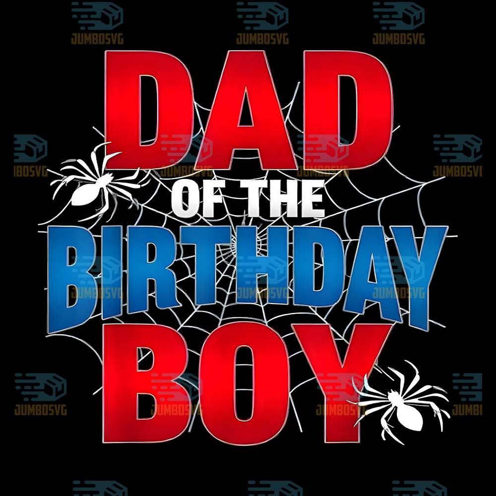 Spider-Web-Birthday-Party-Dad-Of-The-Birthday-Boy-Png