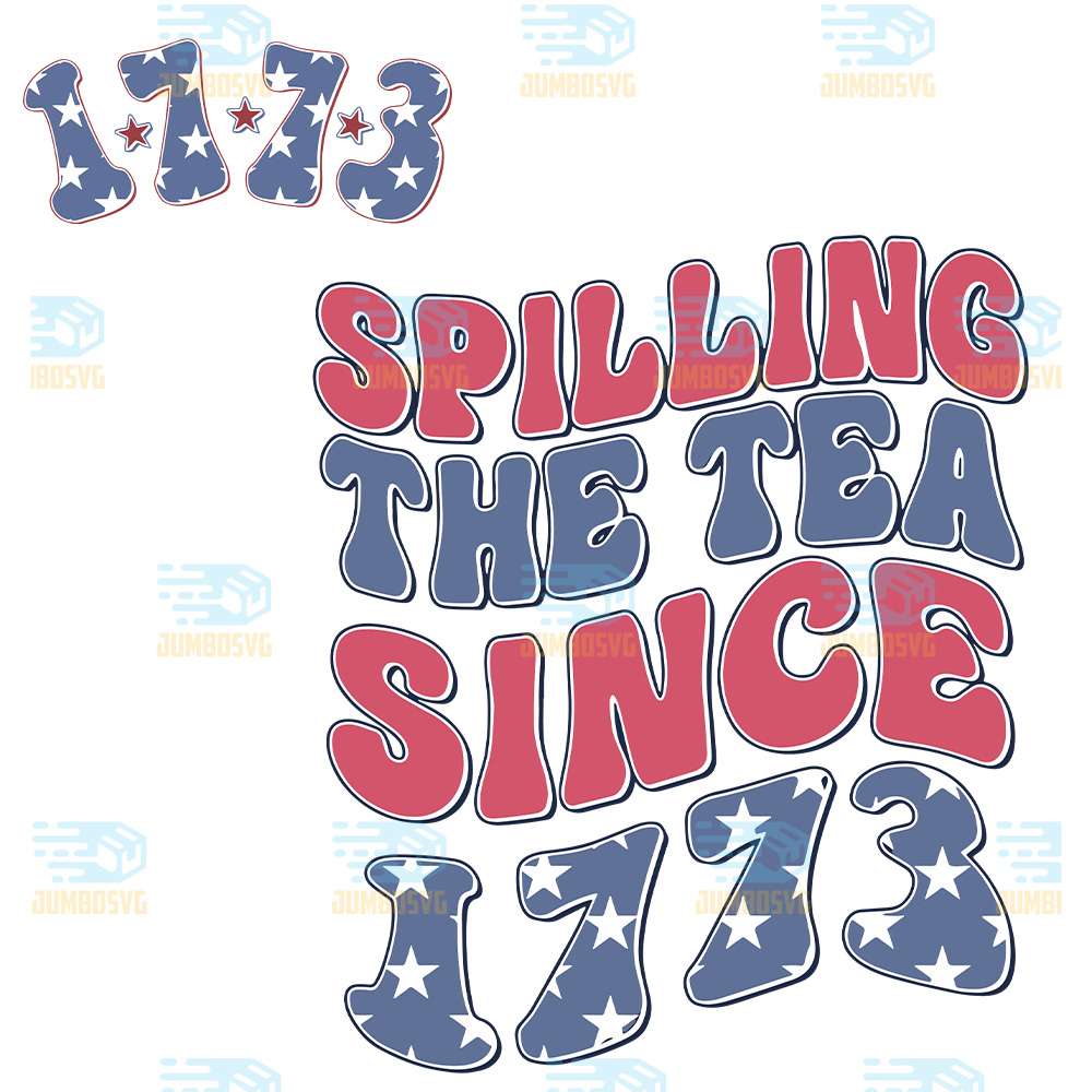 Spilling-The-Tea-Since-1733-America-4th-Of-July-Svg