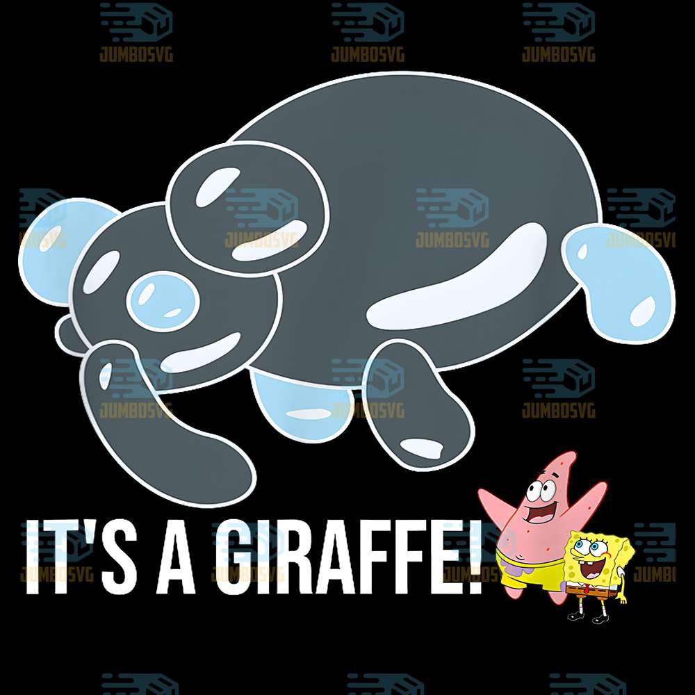 SpongeBob-Patrick-It-s-a-Giraffe-Png