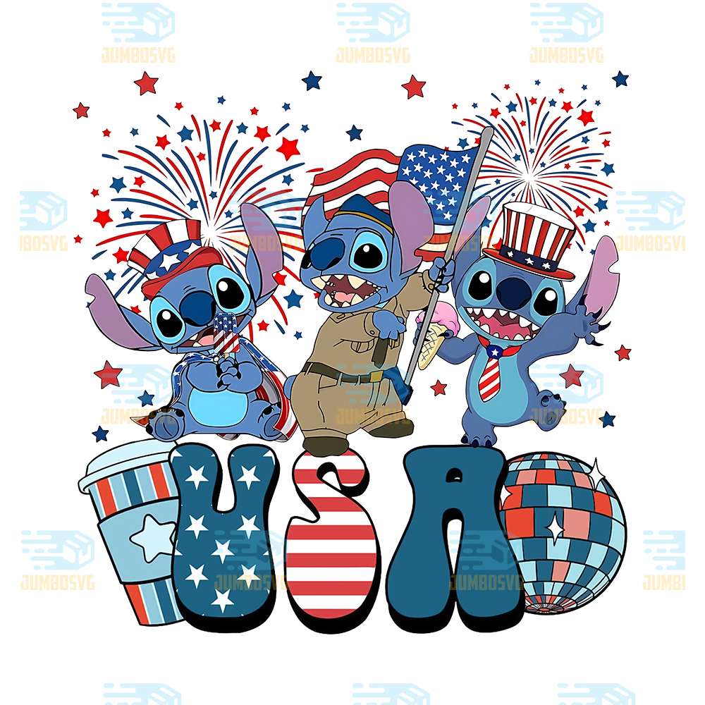 Stitch-Usa-America-4th-Of-July-Png