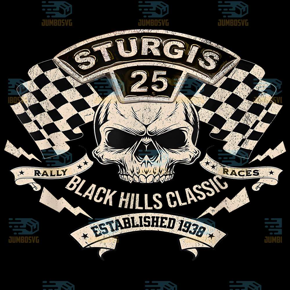 Sturgis-2025-Black-Hills-Rally-Retro-Vintage-Skull-Flags-Png