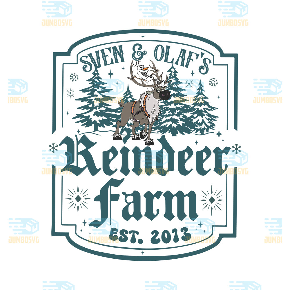 Sven-And-Olaf-s-Reindeer-Farm-Est-2013-Christmas-Svg