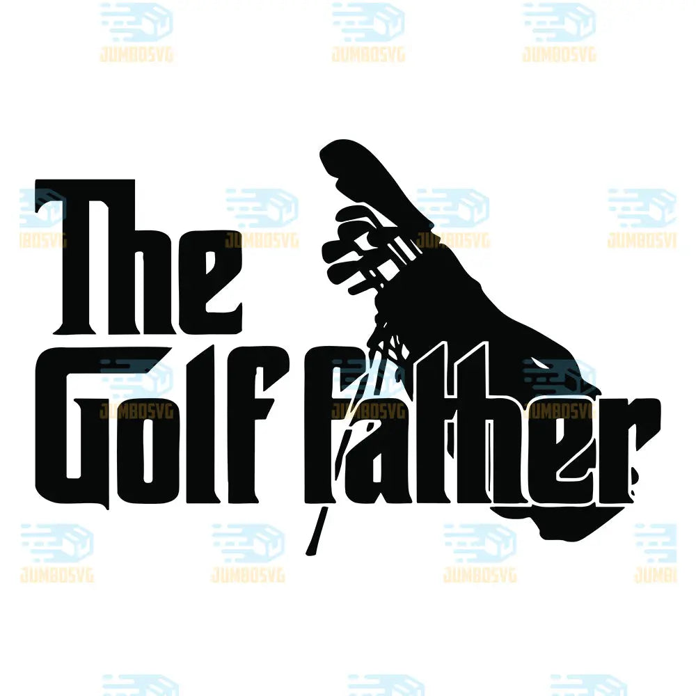 The Golf Father Svg