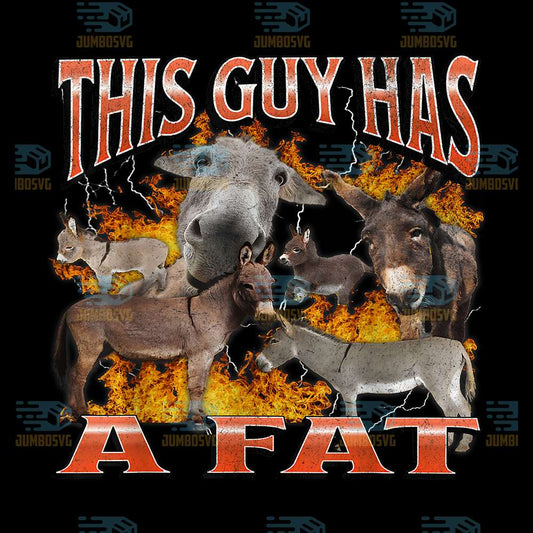 This-Guy-Has-A-Fans-Donkey-Png