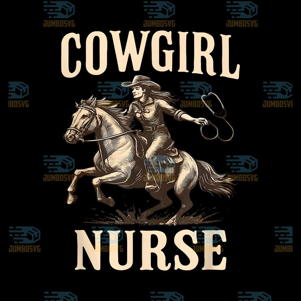 Vintage-Cowgirl-Nurse-Western-Rodeo-Nursing-School-Png