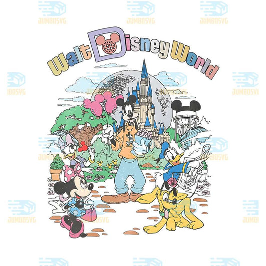 Wanlt-Disney-World-Mickey-And-Friends-Png