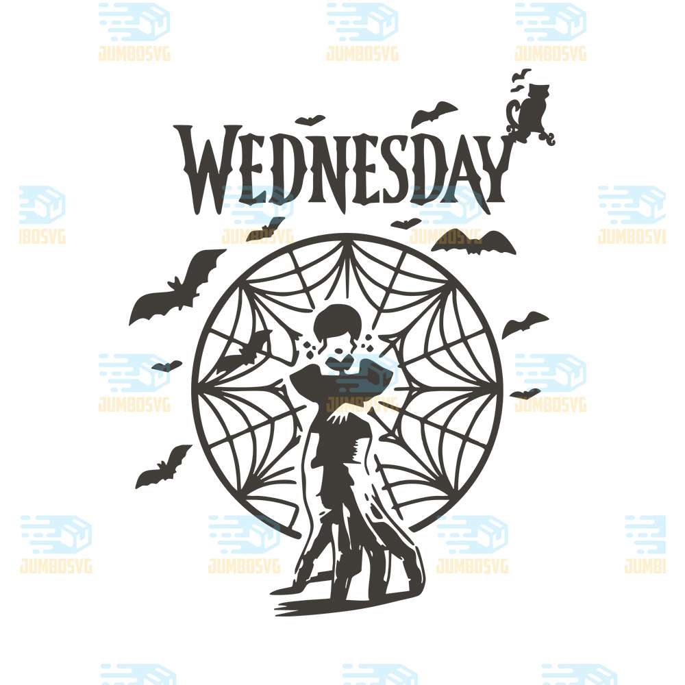 Wednesday-Addams-Svg