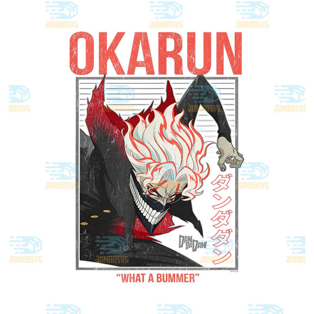 What-A-Bummer-Okarun-With-Kanji-Anime-Png