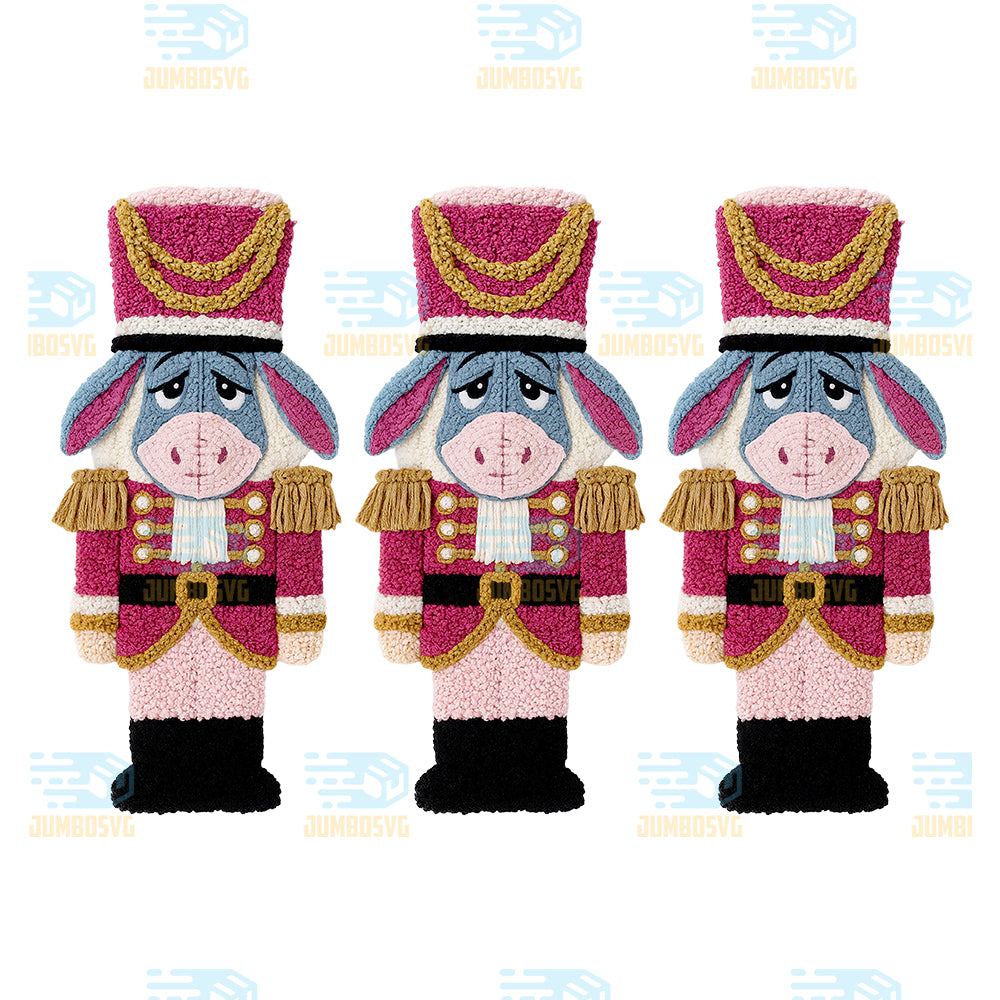 Yarn-Crochet-Nutcracker-Eeyore-Christmas-Png