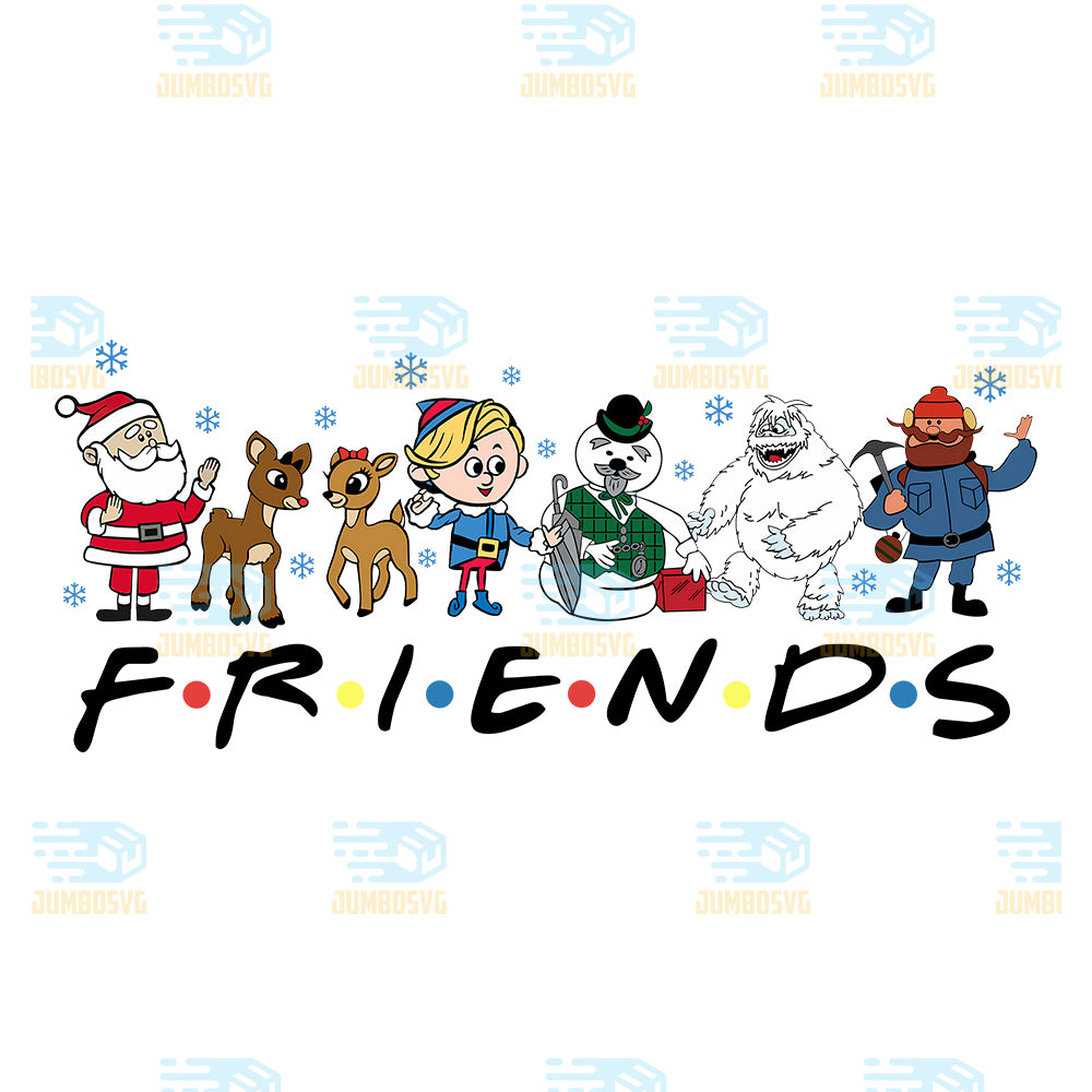 friends-christmas-characters-png